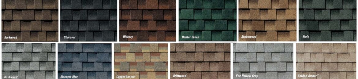 TimberlineHD-Shingle Colors